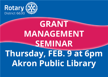 Grant Management Seminar - Akron Public Library