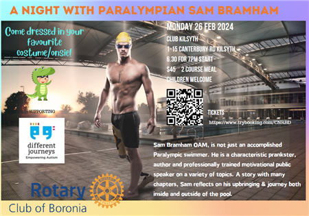 RC Boronia - A Night with paralympian Sam Bramham