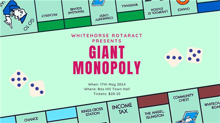 Whitehorse Rotaract - Giant Monopoly Night