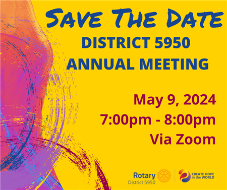 District 5950 Annual Meeting