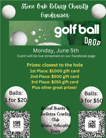 Stone Oak's Charity Golf Ball Fundraiser