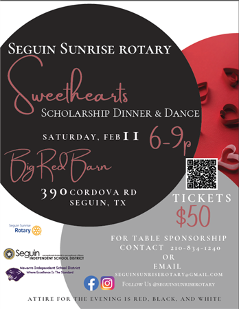 Seguin Sunrise's Sweetheart's Dinner & Dance