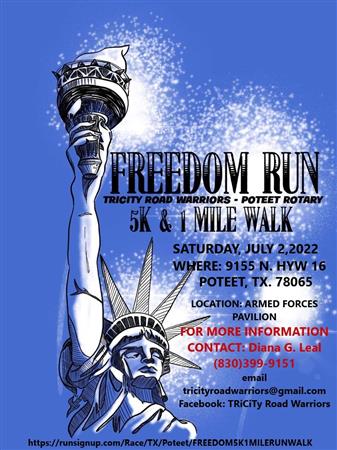 Poteet's Freedom Run 5K & 1 Mile Walk