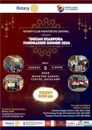 Indian Diaspora Fundraising Dinner 2024