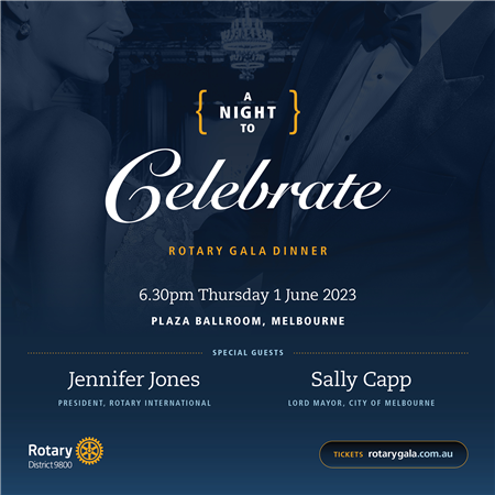 A night to celebrate! Rotary Gala Dinner