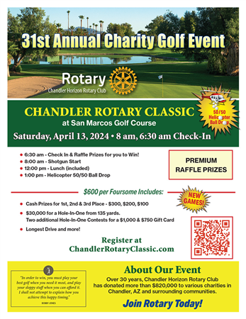 31st annual Chandler Rotary Golf Classic