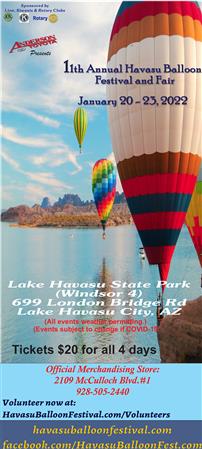 11th Annual Havasu Balloon Festival and Fair