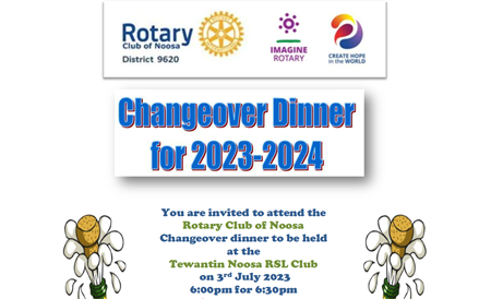 Rotary Club of Noosa Changeover