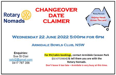 Changeover: E-Club of Australia Nomads