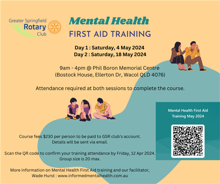 Mental Health First Aid (Greater Springfield)