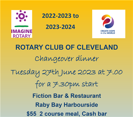 Rotary Club of Cleveland Changeover Dinner