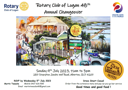 Rotary Club of Logan Changeover