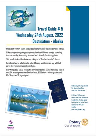Travel Guide Partners night: Alaska/Canada