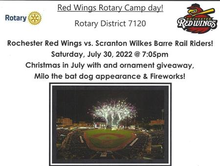 Red Wings Rotary Day