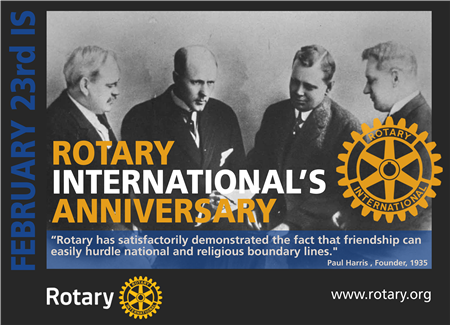 Rotary 118th Anniversary