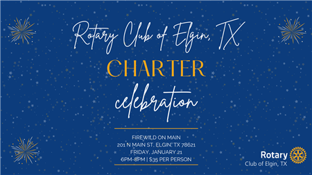 Rotary Club of Elgin Charter Celebration