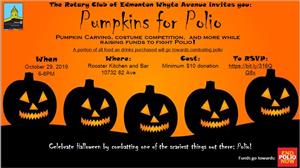 Halloween Party with proceeds going to the Rotary Polio Fund