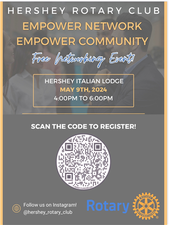 Hershey Rotary Free Mixer and Networking Event