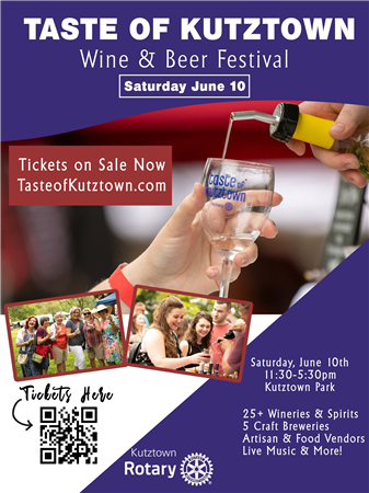 Taste of Kutztown Wine & Beer Festival