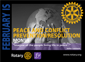 Peace & Conflict Resolution - One Rotarian