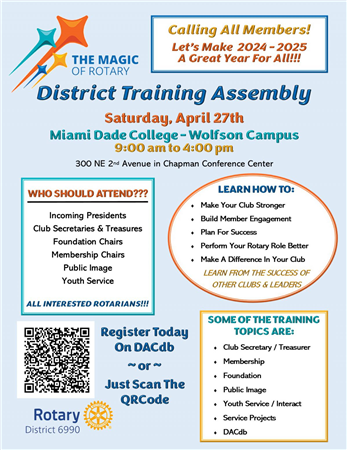 District Training Assembly at Miami Dade College