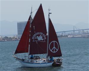 The Golden Rule Sailboat peace mission