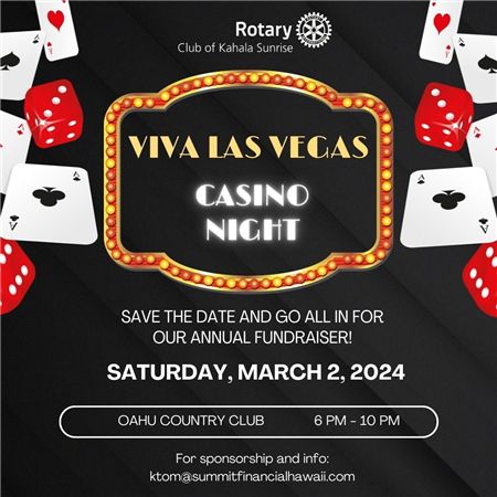 Viva Las Vegas Casino Night Fundraiser