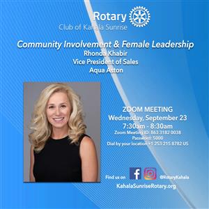 Community Involvement & Female Leadership 