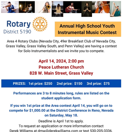 Area 4 Rotary Youth Music Contest