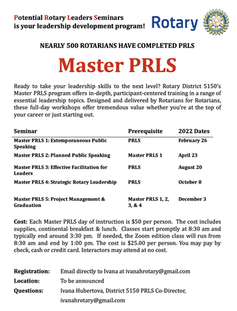 Master PRLS 5
