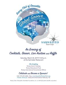 A benefit Gala for Sausalito Sister Cities and our Clubs Non-Profits organizations