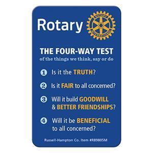 Old Mission Rotary 4-Way Test Speech Contest