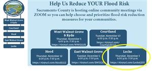 Flood Reduction Risk Studies for Sacramento County Delta Legacy Communities